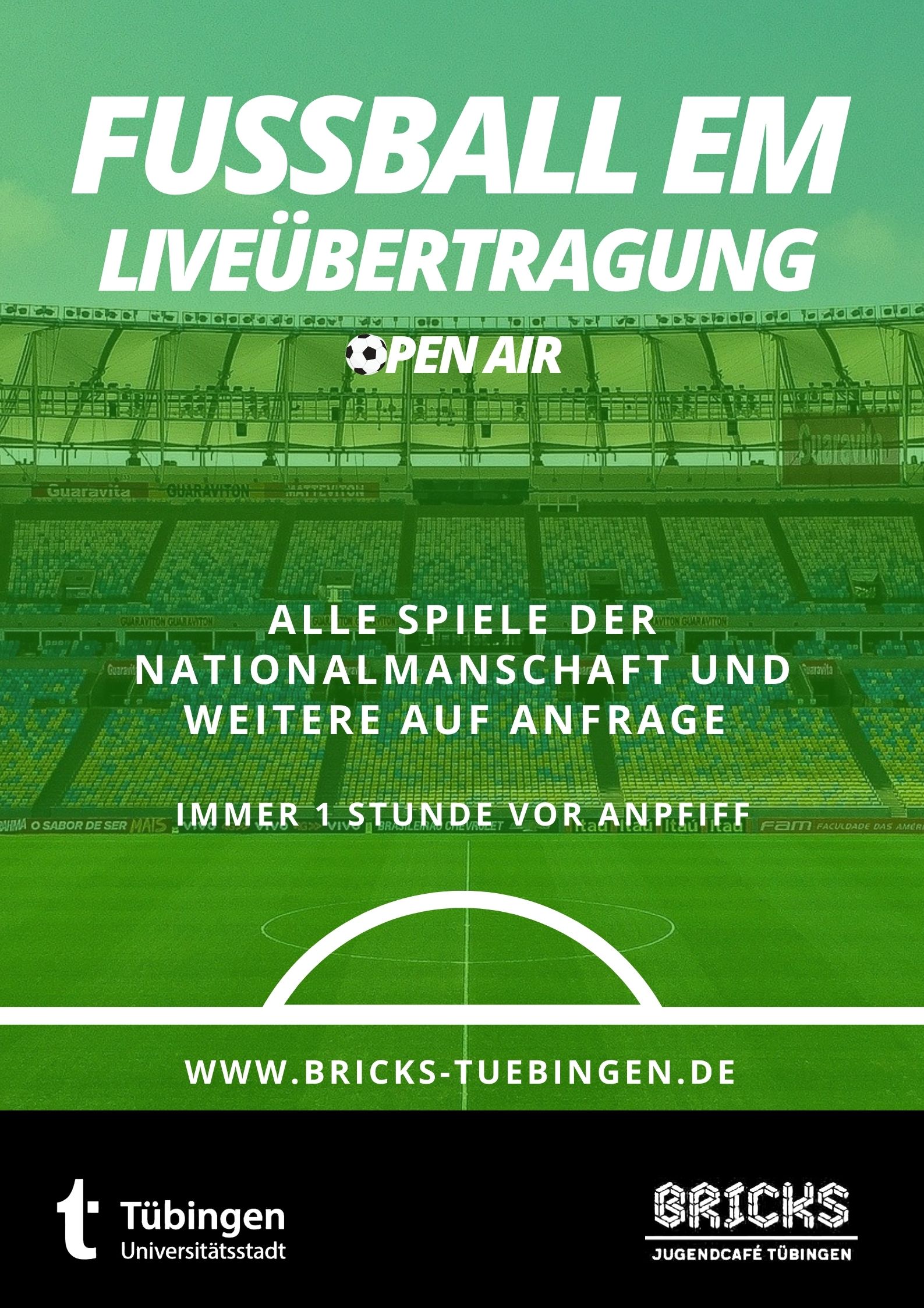 Fußball EM Liveübertragung Open Air – Bricks